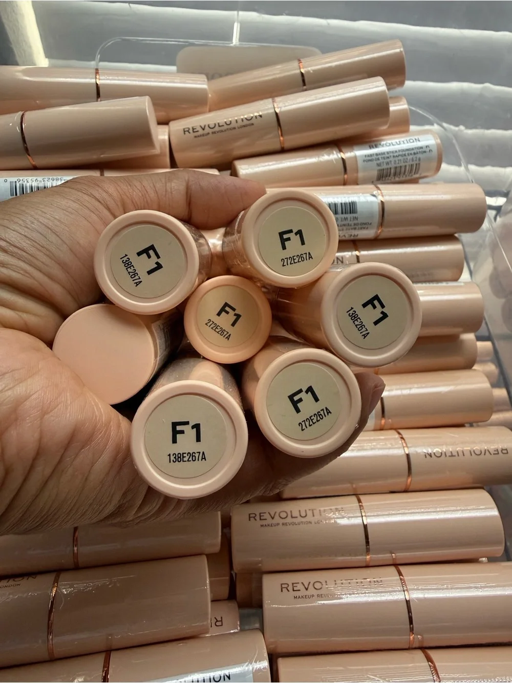 72pcs Revolution F1 Stick Foundation - Cream Shade
